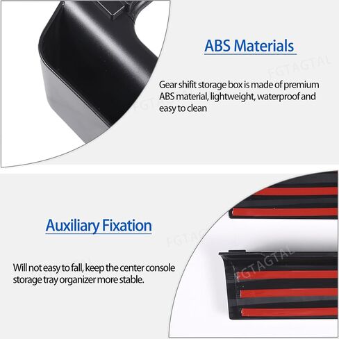 Gear Shift Organizer Tray Compatible with Hummer H2 2003-2009, Center Console Shifter Storage Box, ABS Storage Tray, Create Extra Storage Space for Driver and Passenger (Fit for H2) in Saudi Arabia