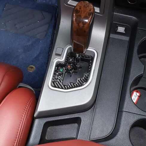Gear Indicator Frame Sticker Trim for Toyota Tundra 2007-2013 Center Consoles Accessories, Real Carbon Fiber Automotive Interior Decorative Cover in Saudi Arabia