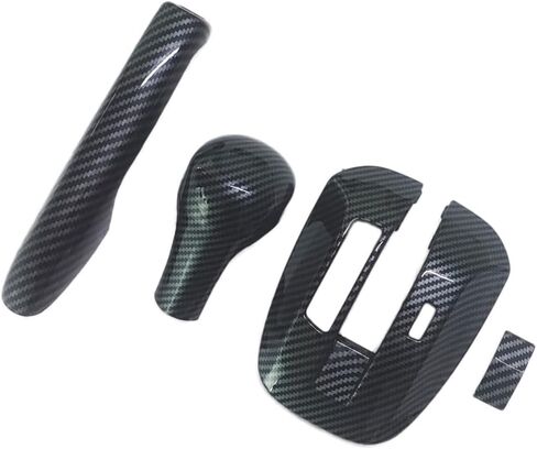 ملحقات داخلية على طراز ألياف الكربون غطاء صندوق تروس بلاستيكي زخارف ناقل الحركة مناسب لسيارة Honda 8th Gen Accord 2008 2009 2010 2011 2012 in Kuwait