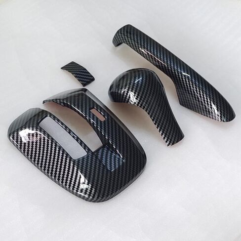 ملحقات داخلية على طراز ألياف الكربون غطاء صندوق تروس بلاستيكي زخارف ناقل الحركة مناسب لسيارة Honda 8th Gen Accord 2008 2009 2010 2011 2012 in Kuwait