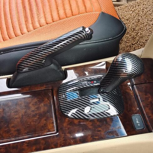 ملحقات داخلية على طراز ألياف الكربون غطاء صندوق تروس بلاستيكي زخارف ناقل الحركة مناسب لسيارة Honda 8th Gen Accord 2008 2009 2010 2011 2012 in Kuwait