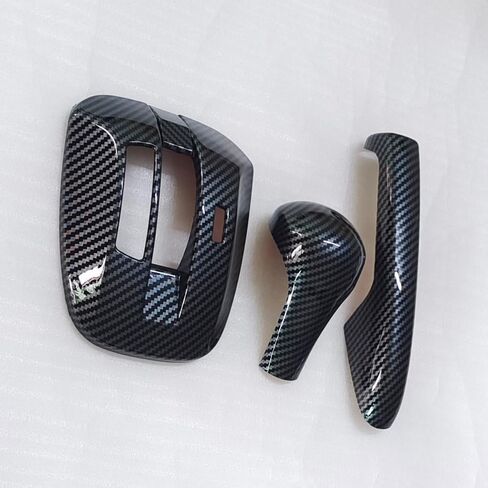 ملحقات داخلية على طراز ألياف الكربون غطاء صندوق تروس بلاستيكي زخارف ناقل الحركة مناسب لسيارة Honda 8th Gen Accord 2008 2009 2010 2011 2012 in Kuwait
