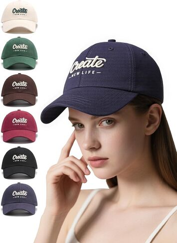 Unisex Sun Hats Adjustable Baseball Cap Embroidered Visor Cap Trucker Hats for Casual Wear in Saudi Arabia
