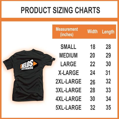 SNELOS Sneaker Outfit Graphic Tee for Men Soft Cotton Streetwear T Shirt Casual Top for Sneaker Lovers in Saudi Arabia