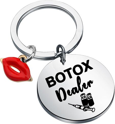 FAADBUK Plastic Surgeon Gift Beautician Gift Aestheticians Gifts Botox Nurse Gifts Botox Dealer Keychain in Saudi Arabia