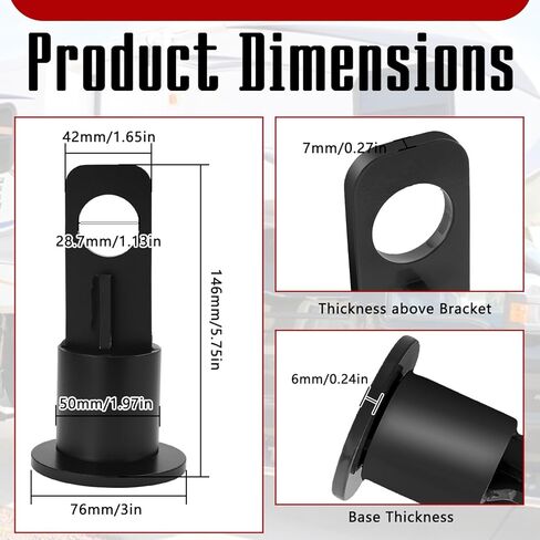 5th Wheel Lifting Bracket Wheel Lifting Hook Trailer Hitch Fifth Wheel Hitch Lifting Bracket 500lb Load Capacity Replace Number 6100 (Red) in Kuwait