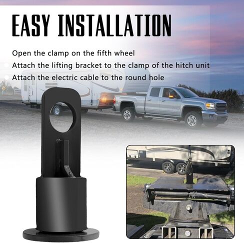 5th Wheel Lifting Bracket Wheel Lifting Hook Trailer Hitch Fifth Wheel Hitch Lifting Bracket 500lb Load Capacity Replace Number 6100 (Red) in Kuwait