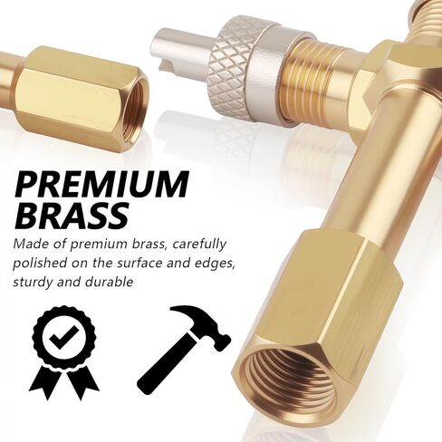 2PCS Tire Valve Stem Extensions,50mm Tire Valve Extender with Straight Extension Design,Universal Tires Valves Extension Car Accessories for Standard American Valves in Kuwait