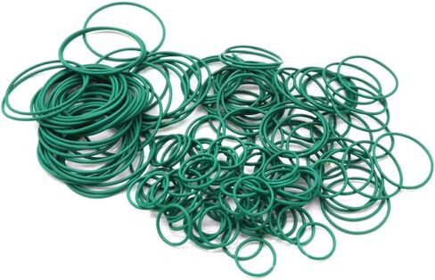 10 قطعة FKM O Ring CS 1 مللي متر OD 4 ~ 50 مللي متر ختم طوقا العزل النفط مقاومة درجات الحرارة العالية الفلور المطاط الأخضر (OD 29 مللي متر ID 27 مللي متر) in Saudi Arabia