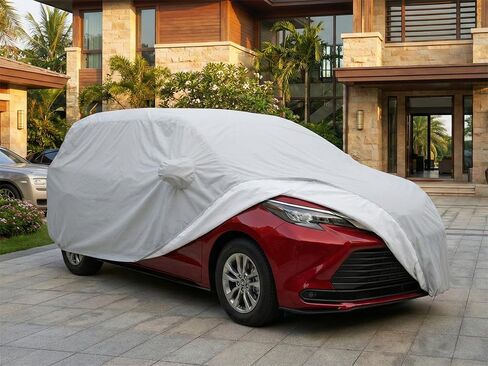 CarsCover Custom Fit 2004-2024 Toyota Sienna Mini Van Car Cover Heavy Duty All Weatherproof Ultrashield Minivan Covers in Kuwait