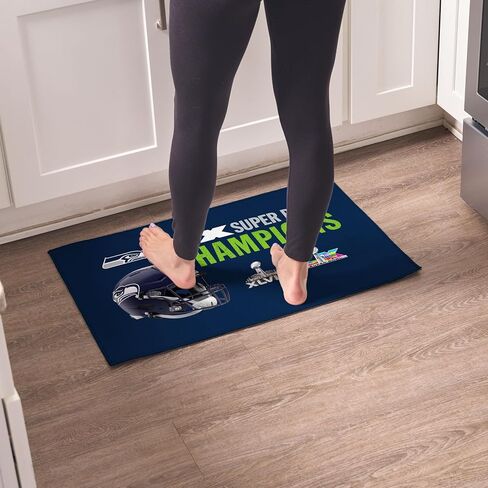 Northwest NFL Super Bowl 2026 Seattle Seahawks Champs Washable Rug, 20 x 32 in in Saudi Arabia