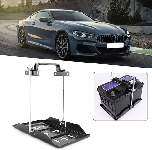 Rack Battery Car Mower Hold Down,Bolt In Battery Tray Clamps,Battery Tray 10X7,Automotive Battery Racks,Storage Battery Holder Tray Mount Hold Down Clamp Bracket Kit Car Accessory(27CM) in Saudi Arabia