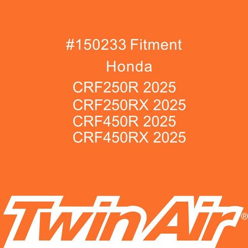 Dual Stage Foam Air Filter for Honda CRF250R CRF250RX CRF250RWE CRF450R CRF450RX CRF450RWE 2025 – OEM Part# 17213-KZL-J01 / 17213-K95-AG0 Replacement Filter Element in Saudi Arabia