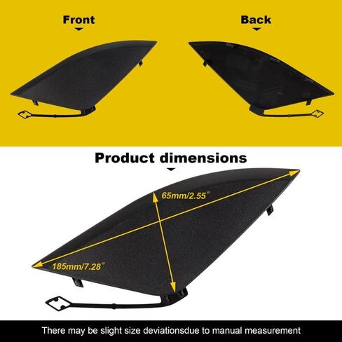 Car Front Bumper Tow Hook Cover Compatible with BMW X3 F25 LCI Fit 18i 20d 25i 30d 35d xDrive sDrive 2015 2016 2017 Trailer Cover Cap 51117338474 Towing Eye Cap Matte Black Right Passenger Side in Saudi Arabia