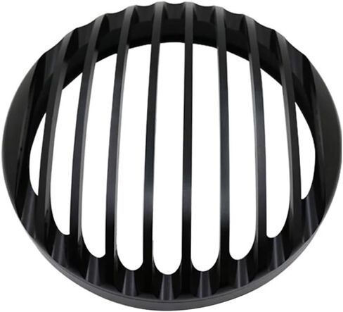 Dreamseek Motorcycle Headlight Grill Cover for Triumph Bonneville Bobber 2017 2018 2019 2020 Exterior CNC Billet Aluminum Front Head Lamp Guard Grille Trim Black in Saudi Arabia
