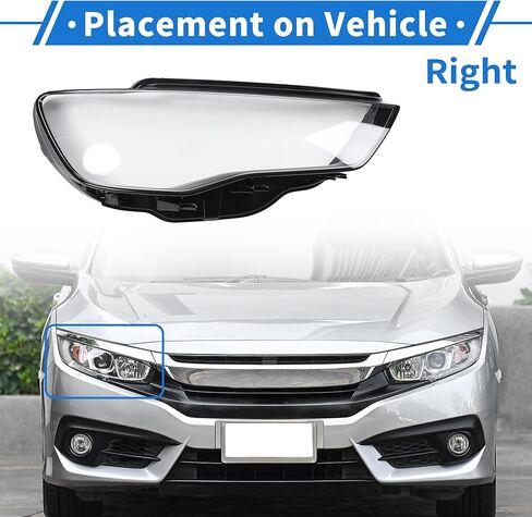 Headlight Lens Cover Headlight Headlamp Lense Clear Lens Cover for Audi A3 2013-2015 Black,Clear Pc 1 Pc Front Right Car in Saudi Arabia