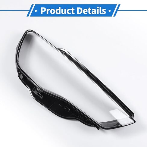 Headlight Lens Cover Headlight Headlamp Lense Clear Lens Cover for Audi A3 2013-2015 Black,Clear Pc 1 Pc Front Right Car in Saudi Arabia