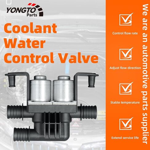 64116910544 Coolant Water Control Valve Compatible with BMW X5 E53 E70 F15 2004-2013, X6 E71 F16 2008-2014 Heater Control Valve Replace OE 1147412166 EHV102 V20771011C in Kuwait