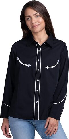 قميص Benny النسائي ذو الفستان الأسود الغربي in Kuwait