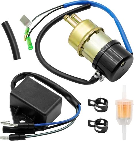 49040-1055 مضخة الوقود الكهربائية 12 فولت، بديلة لـ Kawasaki Mule 1000 1994-1997 1988 2500 2510 2520 1992-2000 3000 3010 4X4 2001-2008 3020 2001-2003، يستبدل 27034-1053 in Kuwait