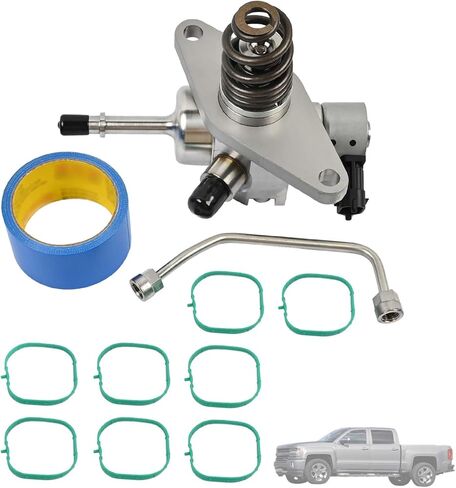 High Pressure Fuel Pump 12697966 Fit for Chevrolet GMC Cadillac Sierra Silverado 1500 Savana Express Tahoe Yukon Suburban Escalade 2014-2020 4.3L 5.3L 6.2L GDI Direct Injection Pump 12744840 in Kuwait