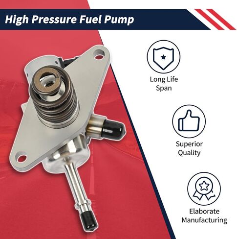 High Pressure Fuel Pump 12697966 Fit for Chevrolet GMC Cadillac Sierra Silverado 1500 Savana Express Tahoe Yukon Suburban Escalade 2014-2020 4.3L 5.3L 6.2L GDI Direct Injection Pump 12744840 in Kuwait