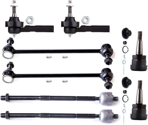 ECCPP - 8PCS Front Suspension Kit For 2001-2007 For Chrysler Town & Country For Chrysler Voyager For Dodge Caravan For Dodge Grand Caravan Outer Inner Tie Rod End Sway Bar End Link Lower Ball Joint in Saudi Arabia