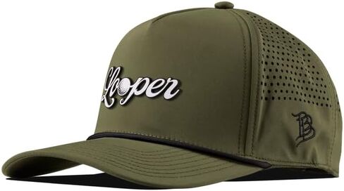 Branded Bills Looper Script PVC 5-Panel Performance, Lightweight, Comfortable Baseball Cap in Saudi Arabia