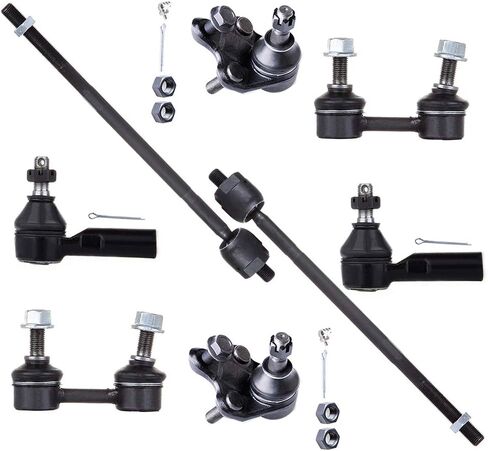 SCITOO 8-PC SET Front Suspension Sway Bar Link Kit - Fit For Toyota Celica Front Sway Bar End Link Inner Tie Rod End Outer Tie Rod End Lower Ball Joint in Saudi Arabia