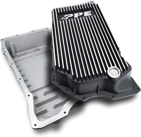 PPE Heavy Duty Cast Aluminum Deep Transmission Pan (BRUSHED) 128051410 Compatible for 2020+ GM/Chevy with Allison 10L1000 Transmission in Kuwait