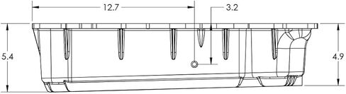 PPE Heavy Duty Cast Aluminum Deep Transmission Pan (BRUSHED) 128051410 Compatible for 2020+ GM/Chevy with Allison 10L1000 Transmission in Kuwait
