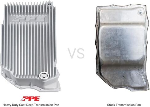 PPE Heavy Duty Cast Aluminum Deep Transmission Pan (BRUSHED) 128051410 Compatible for 2020+ GM/Chevy with Allison 10L1000 Transmission in Kuwait