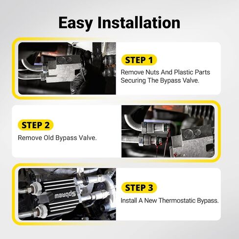 مجموعات ترقية صمام الالتفافية الحراري لنقل الحركة تناسب 2013-2018 Ram 2500 3500 6.7L Cummins Diesel مع 68RFE / Aisin AS69RC in Kuwait