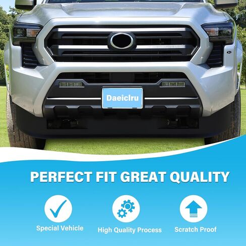 Daeiclru Front License Plate Frame Bracket Compatible with Toyota Tacoma 2024-2026, Front Bumper License Plate Tag Holder Mount License Plate Hanging Bracket Replacement Accessories in Saudi Arabia