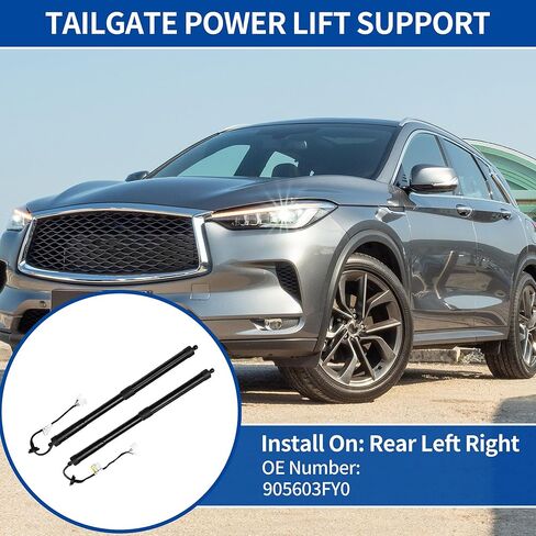 X AUTOHAUX Rear Left Right Tailgate Power Lift Support for Infiniti FX50 2011-2013 Liftgate Power Hatch Shock Strut No.905603FY0A/615101 Electric Trunk Power Liftgate1 Pair in Saudi Arabia