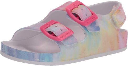 Skechers Girl's Foamies Cali Blast-Lil Summer D Slide Sandal in Saudi Arabia