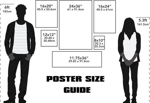 Die Hard Movie Poster Bruce Willis Wall Art Measures 24 x 36 inches (unframed) in Kuwait