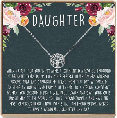 Dear Ava Infinity Cross Necklace For Daughter | Modern Jewelry Pendant with Heartfelt Card | Sterling Silver Gift For Women and Girls | Birthday Wedding Necklaces for Her in Saudi Arabia