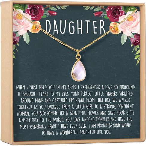 Dear Ava Infinity Cross Necklace For Daughter | Modern Jewelry Pendant with Heartfelt Card | Sterling Silver Gift For Women and Girls | Birthday Wedding Necklaces for Her in Saudi Arabia