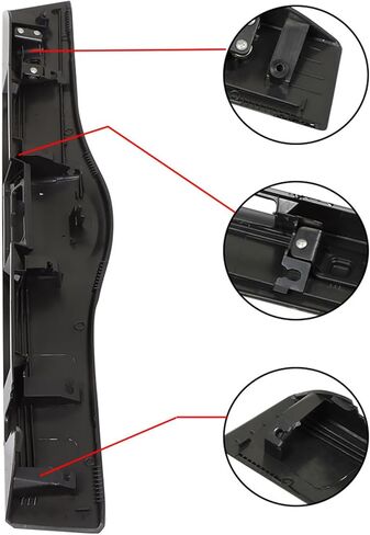 GXYWADY Rear Tailgate Liftgate Garnish Handle Gloss Black Trim Replacement for Prius 2004-2009 in Saudi Arabia