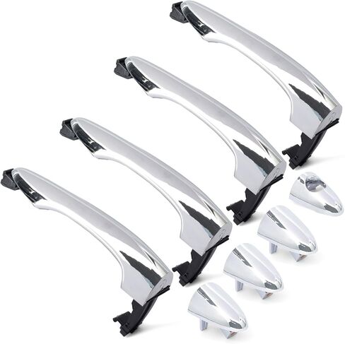 4 قطع 82651-3W010 مقبض الباب الخارجي متوافق مع كيا سبورتاج 2011 2012 2013 2014 2015 2016، استبدل 82661-3W010 83651-3W010 83661-3W010 جانب الركاب الأمامي والخلفي in Kuwait