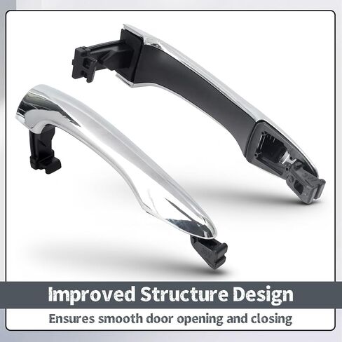 4 قطع 82651-3W010 مقبض الباب الخارجي متوافق مع كيا سبورتاج 2011 2012 2013 2014 2015 2016، استبدل 82661-3W010 83651-3W010 83661-3W010 جانب الركاب الأمامي والخلفي in Kuwait