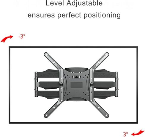 Full Motion 32"-60" LCD LED TV Wall Mounted Retractable TV Stand Wall Mounted LCD Stand 6 Swing Arms MAX 孔距(WMX001) in Saudi Arabia