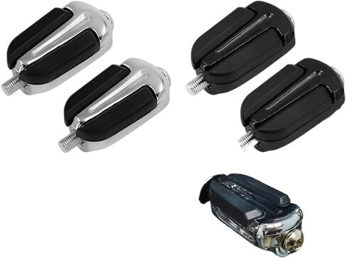 زوج واحد من أوتاد ناقل الحركة للدراجة النارية من أجل Harley for Sportster لـ XL للتجول لـ FLH لـ Softail لاختراق لـ Dyna (أوتاد ناقل الحركة السوداء) in Saudi Arabia