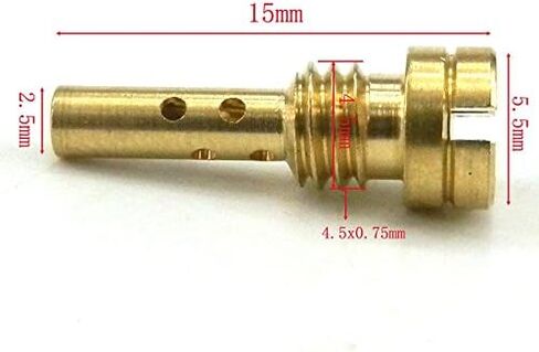 4pcs Slow Pilot Jet Available Size 30-80 for Keihin CV CVK FCR CARB N424-25 25B Downdraft Horizontal Jet distintivo in Saudi Arabia