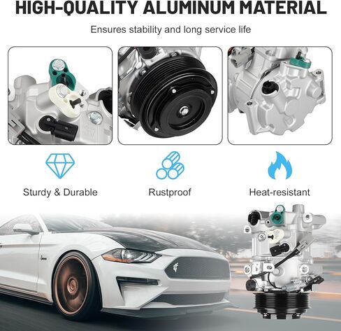 New AC Air Condition Compressor with Clutch 3.5L for Toyota Camry 2012-2017 3.5L, for Highlander 2011-2013, for Sienna 2011-2016, for Toyota Avalon/Lexus ES350 2013-2018, for RX350 2010-2015 3.5 3.5L in Kuwait