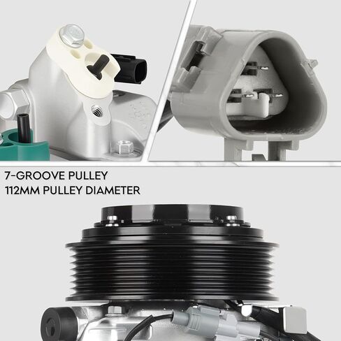 New AC Air Condition Compressor with Clutch 3.5L for Toyota Camry 2012-2017 3.5L, for Highlander 2011-2013, for Sienna 2011-2016, for Toyota Avalon/Lexus ES350 2013-2018, for RX350 2010-2015 3.5 3.5L in Kuwait