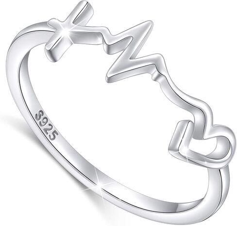 S925 Sterling Silver Cross Faith Hope Love Ring for Women Christian Jewelry Gifts 7 10 in Kuwait