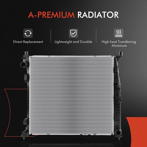 A-Premium Engine Coolant Radiator Assembly with Transmission Oil Cooler Compatible with Mercedes-Benz GLE63 AMG 2016-2019, GLE63 AMG S 2016-2019, GL63 AMG 2013-2016, GLS63 AMG 2017-2019, ML63 AMG in Saudi Arabia