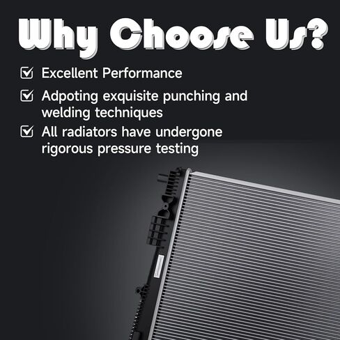 VibeUp 1778 Radiator Compatible With Toyota Tacoma 2.4L 2.7L 3.4L | #Replaces 164100C022 164100C011 5246968 DPI1778 in Kuwait